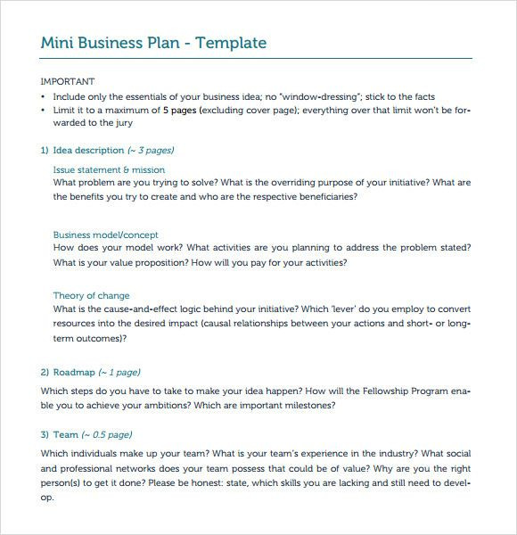 2 Page Business Plan Template Pin On Business Plan Template