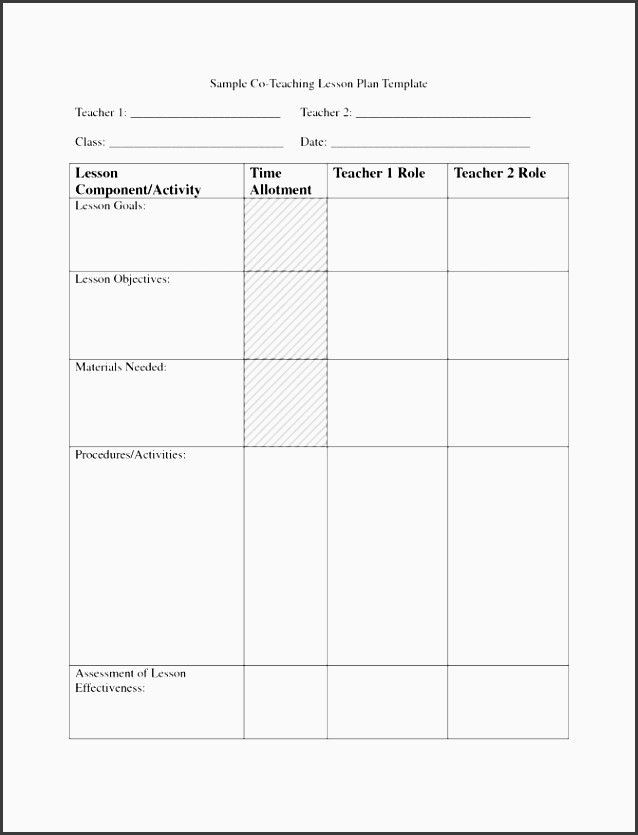 5 Day Lesson Plan Template Editable Daily Lesson Plan Template Unique 5 Daily Lesson