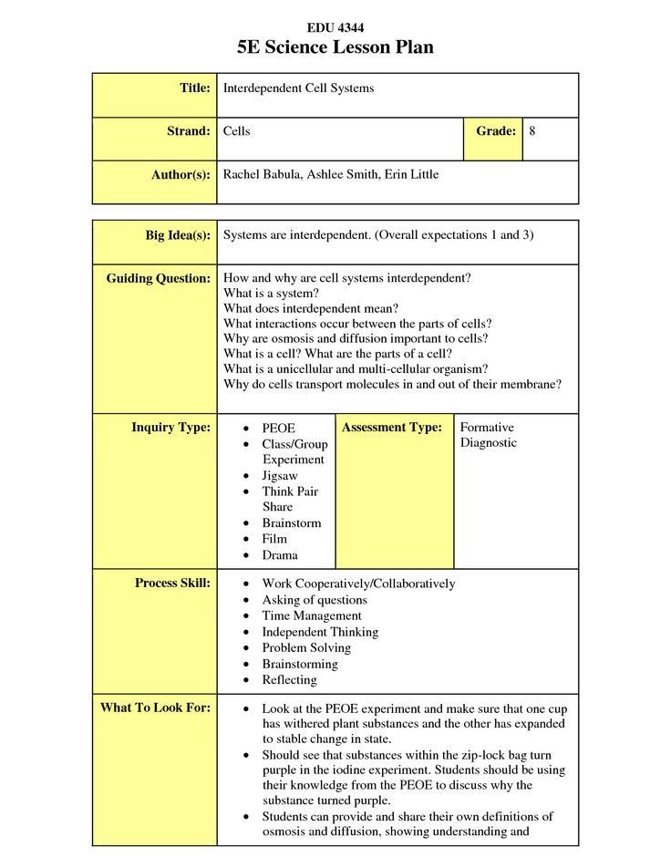 5e Lesson Plan Template Image Result for Examples Of Flex Model Lesson Plan