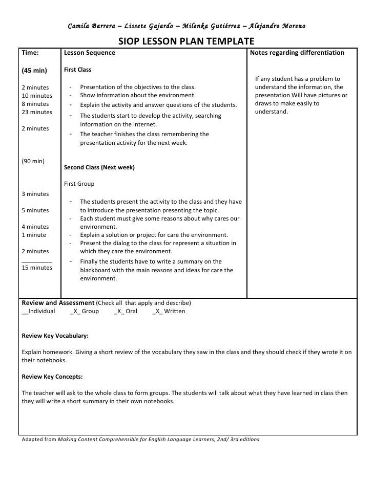 90 Minute Lesson Plan Template 90 Minute Lesson Plan Template Awesome Siop Unit Lesson Plan