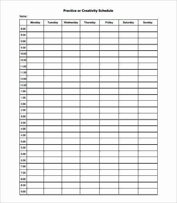 Basketball Practice Plan Template Excel Football Practice Plan Template Fresh 13 Practice Schedule