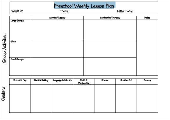Blank Lesson Plan Template Pdf Editable Weekly Lesson Plan Template New Editable Lesson