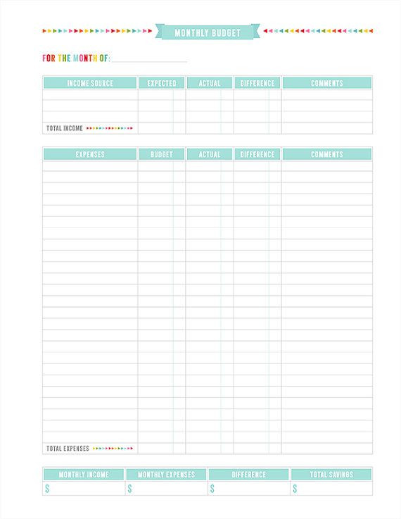 Budget Planner Template Free Pin by Ioanna S Notebook Lifestyle On 2014 Everyday