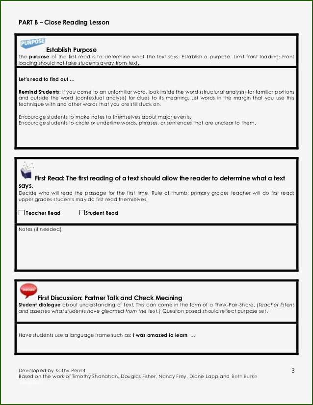 Close Reading Lesson Plan Template 15 Unparalleled Close Reading Lesson Plan Template for 2020