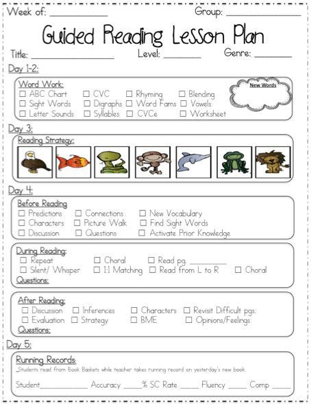 Close Reading Lesson Plan Template Guided Reading Lesson Plan Templates if I Ever to Move