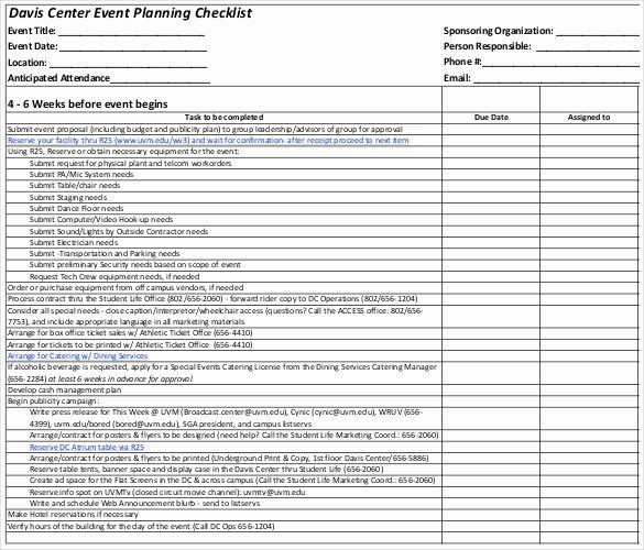 Conference event Planning Checklist Template event Planning Excel Template Best Excel event Planner