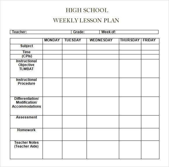 Daily 5 Lesson Plan Template Daily Lesson Plan Template High School Five Doubts You