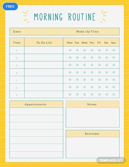 Daily Work Planner Template Pin On Routine Planner