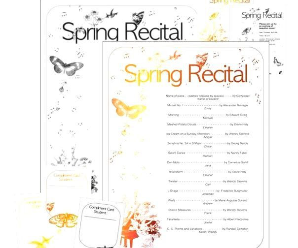 Dance Lesson Plan Template Dance Lesson Plan Template Awesome New Spring Recital