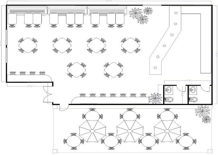 Design A Floor Plan Template Coffee Shop Floor Plan Layout