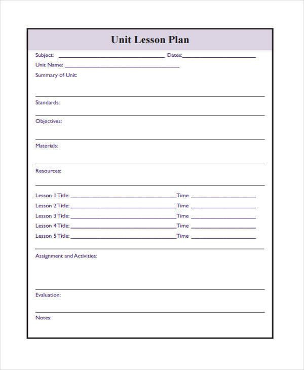 Download Lesson Plan Template Downloadable Lesson Plan Template Awesome 16 Lesson Plan