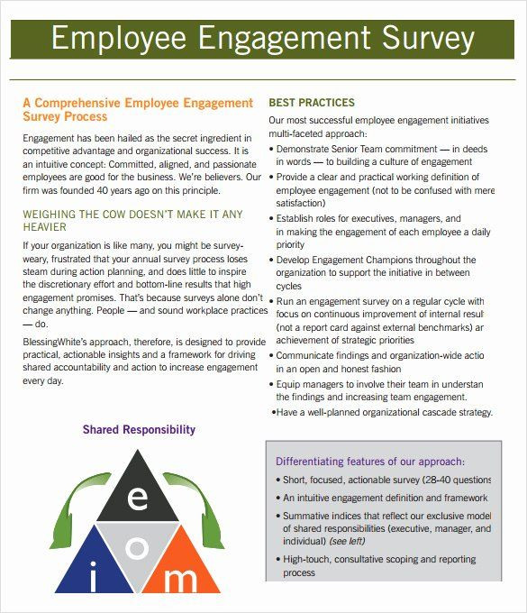 Employee Engagement Plan Template Employee Engagement Plan Template Lovely Employment
