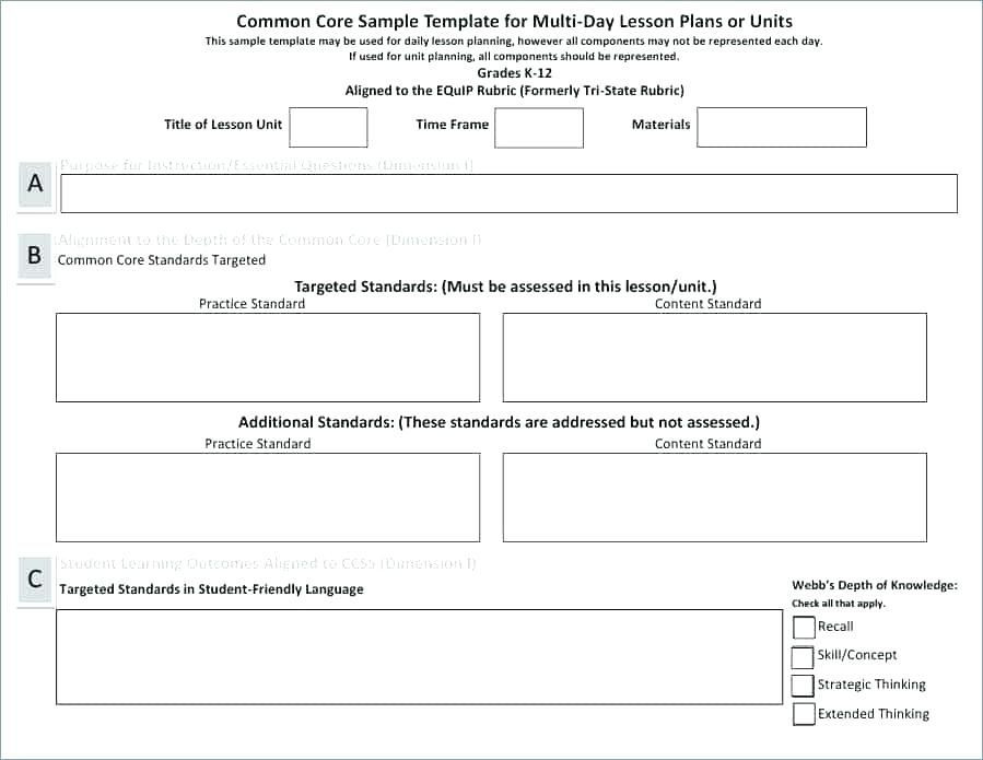 20 Esl Lesson Plan Template