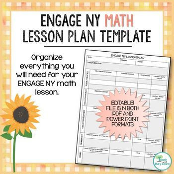 Eureka Math Lesson Plan Template This Lesson Plan Template Will Help You organize Everything