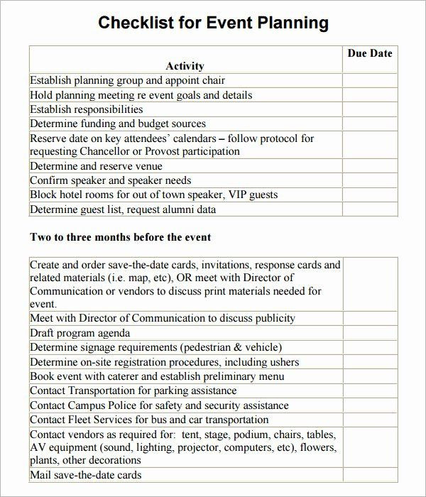 Event Planning Worksheet Template event Planning Worksheet Template Inspirational 11 Sample