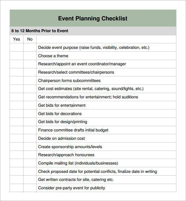 Event Planning Worksheet Template Special event Planning Checklist Weddingplanningchecklist