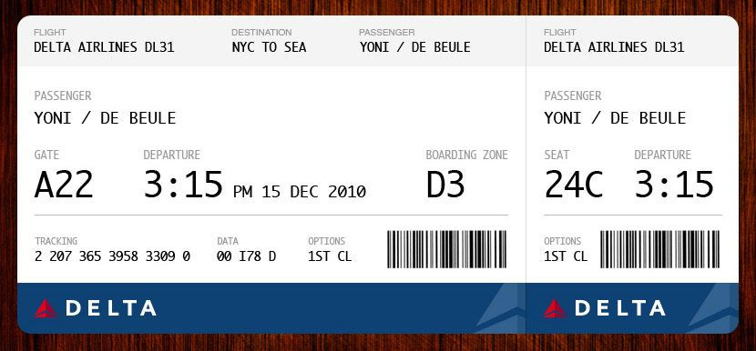 Fake Plane Ticket Template Redesigning the Boarding Pass Journal Boarding Pass