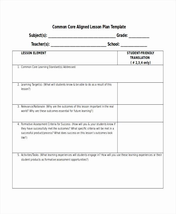 Formal Lesson Plan Template formal Lesson Plans Template Best Lesson Plan Template