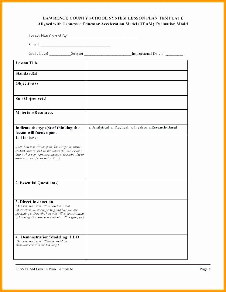 Formal Lesson Plans Template formal Lesson Plan Template Awesome formal Lesson Plan
