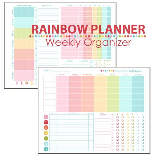 Franklin Covey Weekly Planner Template Adorable Weekly organizer for Your Planner Filofax Gillio