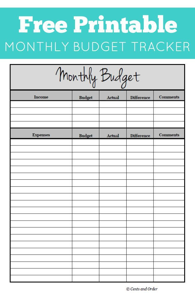 Free Online Budget Planner Template Free Monthly Bud Printable