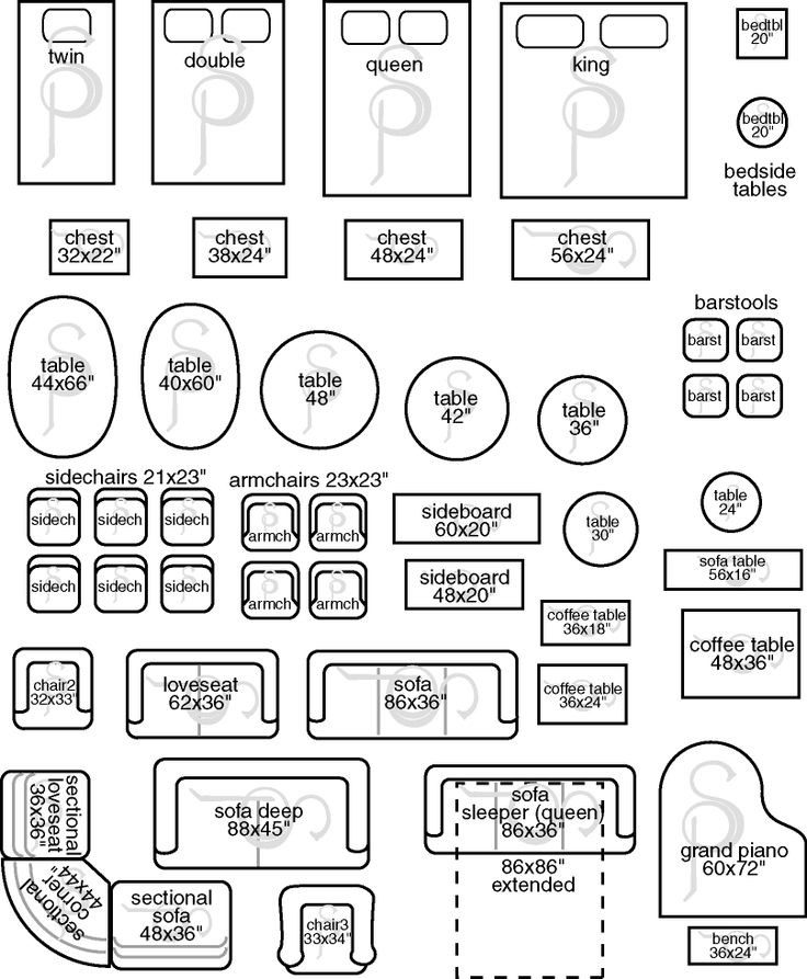 Furniture Template for Floor Plans 9 House Graph Layouts Ideas