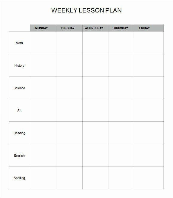 Google Docs Lesson Plan Template 40 Daily Lesson Plan Template