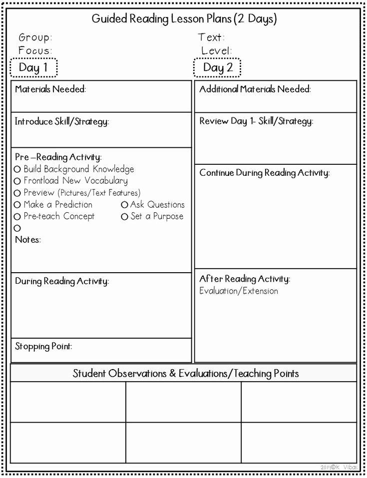 Guided Reading Lesson Plan Template Creating A Lesson Plan Template Lovely 17 Best Ideas About