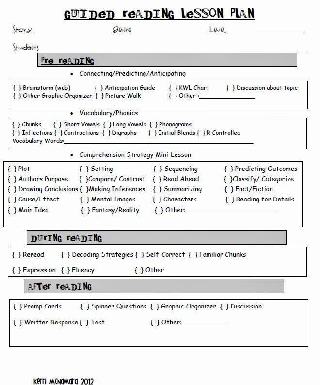 Guided Reading Lesson Plan Template Guided Reading Lesson Plan Template Best 116 Best Leveled