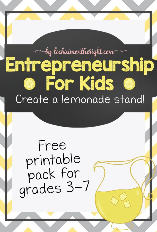 Lemonade Stand Business Plan Template Entrepreneurship for Kids Lemonade Stand with Free