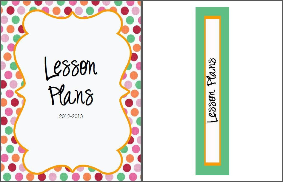 Lesson Plan Book Cover Template Lesson Plan Book Cover Template Awesome the Real Teachr
