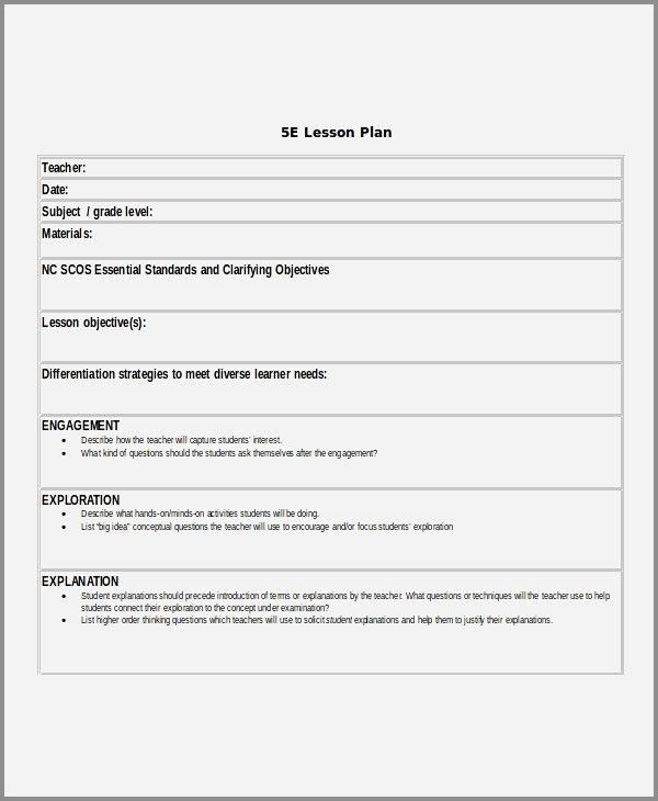 Marzano Lesson Plan Template Doc 20 Marzano Lesson Plan Template Doc In 2020