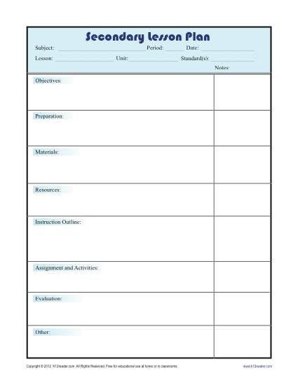 20 Math Intervention Lesson Plan Template 