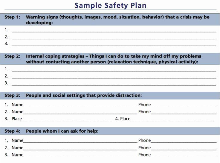  Mental Health Crisis Plan Template Pin On Bhis Simple Template Design