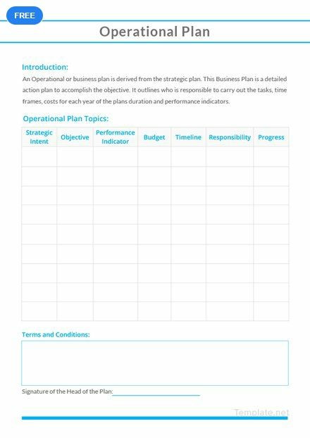 Microsoft Word Strategic Plan Template Free Sample Operational Plan Template Pdf