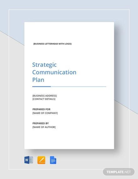 Microsoft Word Strategic Plan Template Instantly Download Simple Strategic Munication Plan