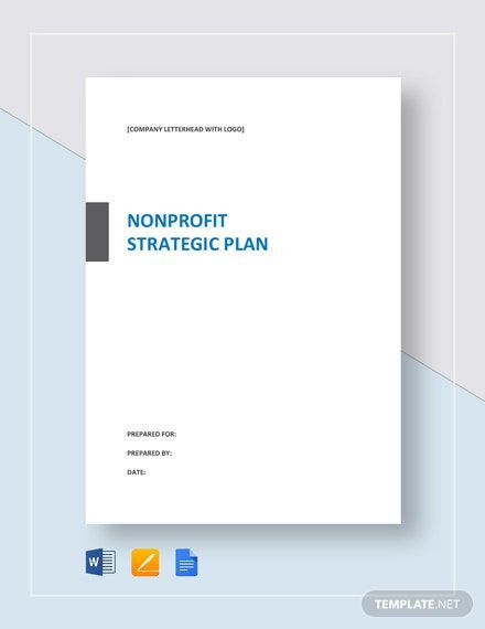 Microsoft Word Strategic Plan Template Nonprofit Strategic Plan Template Word