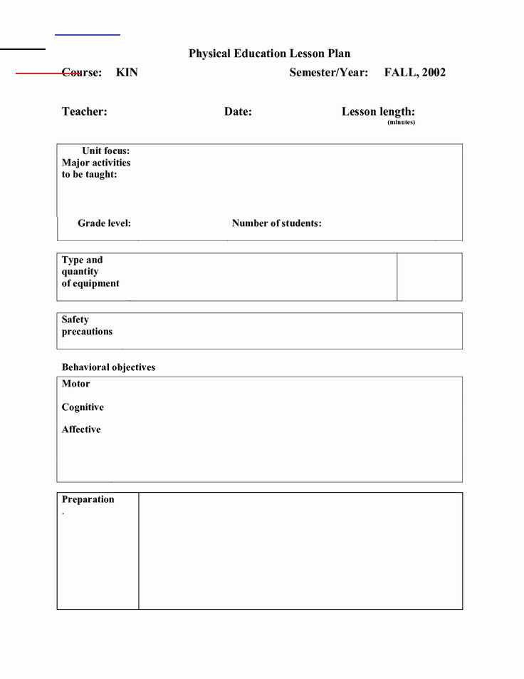 Music Education Lesson Plan Template Physical Education Lesson Plan Templates Unique 12 Best