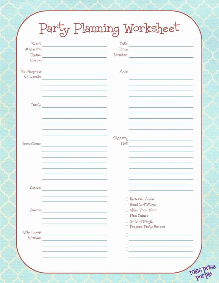 Party Plan Template Party Plan Checklist Template Fresh 17 Best Ideas About