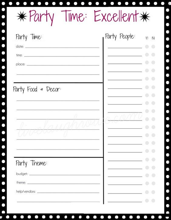 Party Plan Template Stress Free Birthday Party with Classic Fun Center