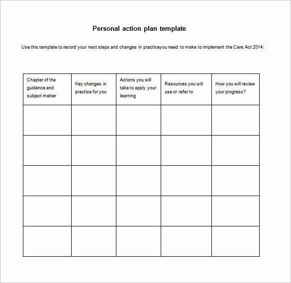 Personal Wellness Plan Template Personal Wellness Plan Template Luxury Personal Action Plan