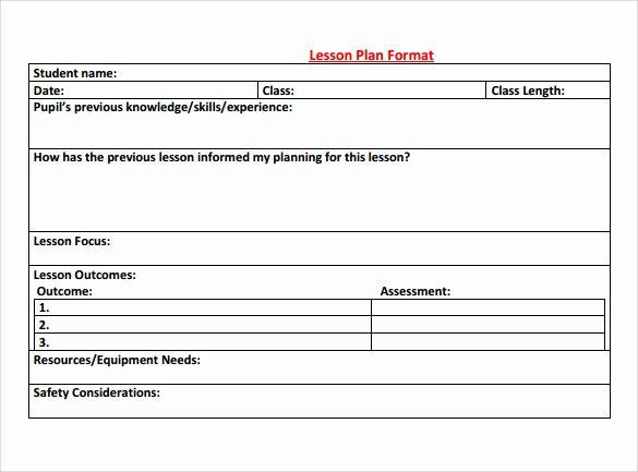 Phys Ed Lesson Plan Template Physical Education Lesson Plans Template Awesome Sample