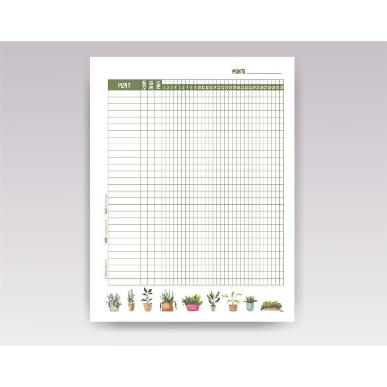 Plant Feeding Schedule Template Pin On Plants