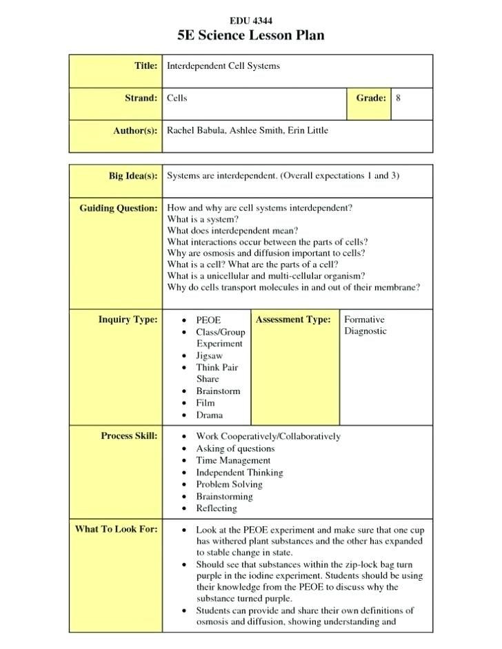 Project Based Learning Unit Plan For Science