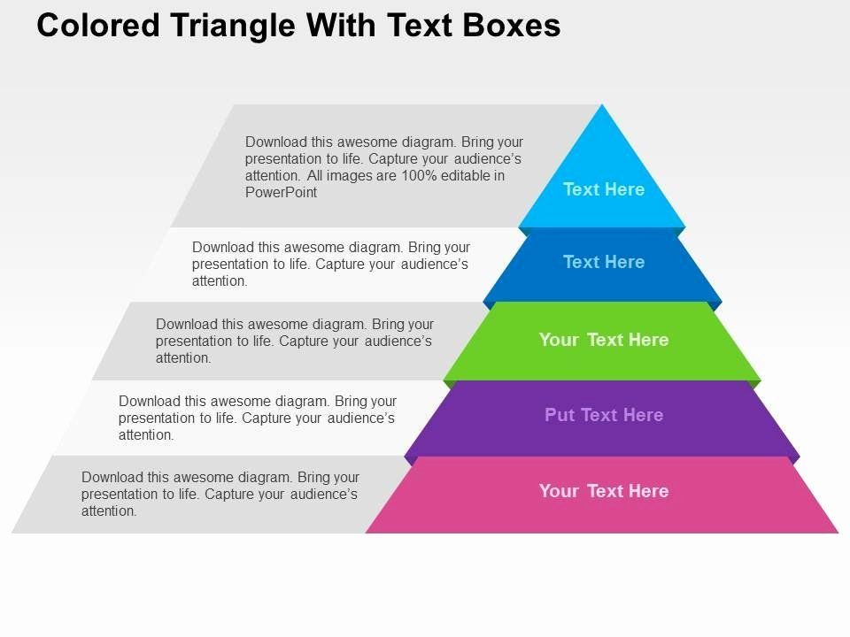 Sales Plan Template Ppt Sales Plan Template Ppt Fresh Colored Triangle with Text