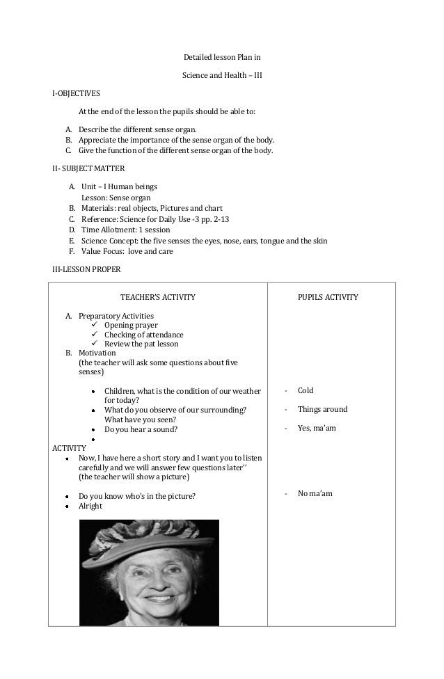 20 Science Lesson Plan Template