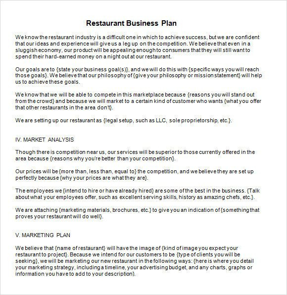 Simple Marketing Plan Template Word Restaurant Business Plan Template Word Inspirational 13