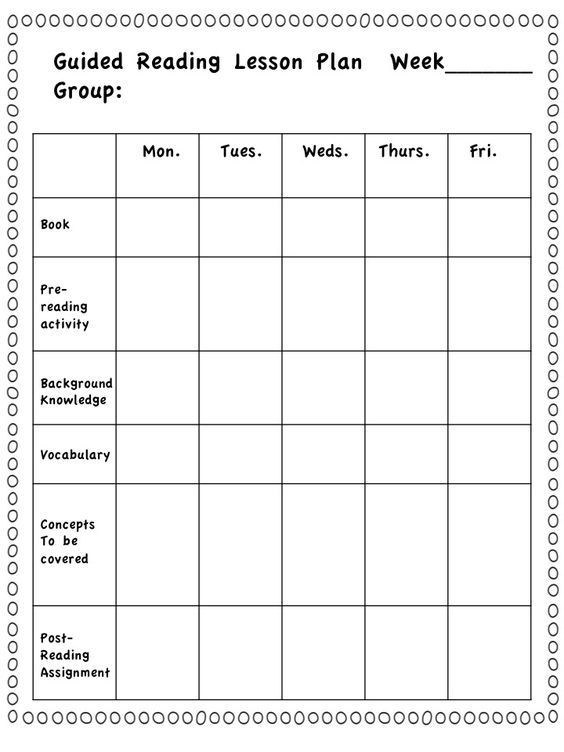 Small Group Lesson Plans Template 2 Get Your Choice Of Two Free Lesson Plan Templates for Guided