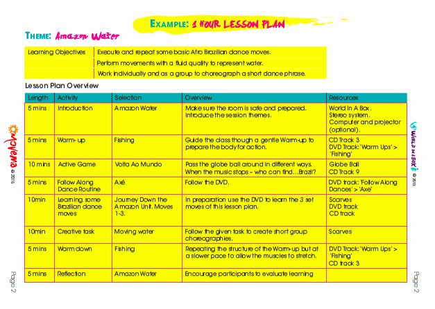 Spanish Lesson Plan Template Spanish Lesson Plan Template Luxury World In A Box In 2020