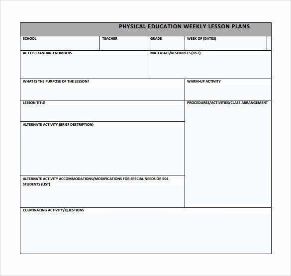 Special Education Lesson Plan Template Pin On Lesson Plan Template Printables